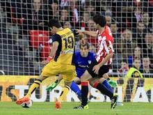 Torjäger Diego Costa (l) erzielte den 1:1-Ausgleich für Atlético
