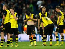 Die Dortmunder waren nach dem 0:3 in Madrid frustriert. Foto: Bernd Thissen