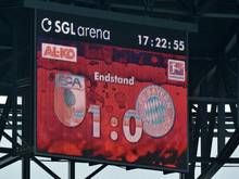 Das 1:0 der Augsburger beendet Bayerns Rekordjagden