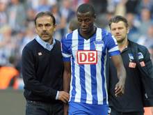 Der Noch-Herthaner Adrian Ramos kann weiterhin nicht trainieren