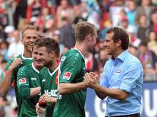 Trainer Markus Weinzierl und seine Augsburger hatten gegen den FC Bayern für eine Überraschung gesorgt