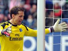 Die Leistungen von René Adler im HSV-Abstiegskampf schwanken stark