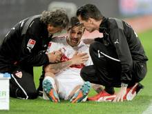 Martin Harnik hatte sich im Spiel in Hannover die Schulter ausgekugelt. Foto: Christoph Schmidt