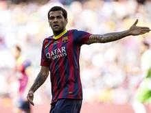 Auf Dani Alves waren Bananen geschmissen worden