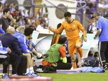 Real Madrids Superstar Cristiano Ronaldo musste gegen Valladolid ausgewechselt werden