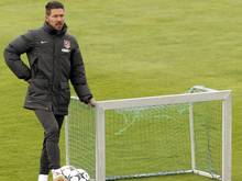 Atléticos Trainer Diego Simeone will auch die Champions League mit seinem Team gewinnen