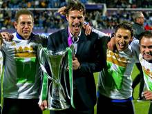 Coach Ralph Kellermann holte mit dem VfL zum zweiten Mal die begehrte Champions-League-Trophäe. Foto: José Sena Goulão