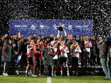 River Plate feiert den Sieg im Superfinale