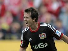 Robbie Kruse konnte wieder am Training von Bayer Leverkusen teilnehmen