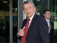 Wolfgang Niersbach möchte Philipp Lahm einen rauschenden Abschied bereiten. Foto: Britta Pedersen