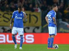 Kevin-Prince Boateng (l) und Klaas-Jan Huntelaar drohen für den FC Schalke zum Saisonauftakt auszufallen