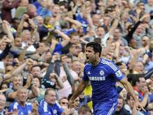 Diego Costa traf doppelt beim 6:3 gegen den FC Everton