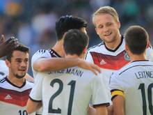 Die deutsche U21-Auswahl besiegte Rumänien mit 8:0. Foto: Jens Wolf