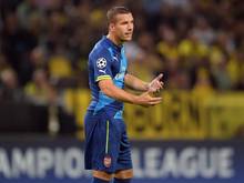 Lukas Podolski war nach der Niederlage in Dortmund restlos bedient