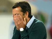 Robin Dutt kommt mit Bremen nicht aus dem Tabellenkeller