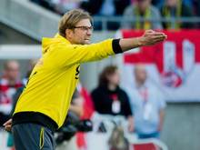 Dortmunds Trainer Jürgen Klopp hofft in der Champions League auf eine Steigerung seiner Mannschaft