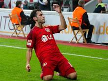 Nach dem Spiel blieb Torschütze Hakan Calhanoglu stumm. Foto: Marius Becker
