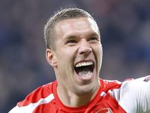 Lukas Podolski wurde beim Spiel gegen Anderlecht erst spät eingewechselt