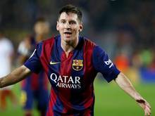 Barcelonas Star Lionel Messi ist jetzt auch Rekordhalter in der Champions League