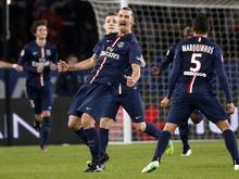 Zlatan Ibrahimovic besorgte mit zwei Toren den Sieg für PSG. 
