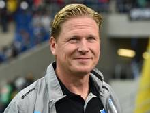 Für Hoffenheims Trainer Markus Gisdol spielt das Phantomtor keine Rolle mehr. Foto: Uwe Anspach