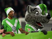 Naldo (l.) schoss den VfL Wolfsburg zum Sieg im letzten Spiel vor der Winterpause