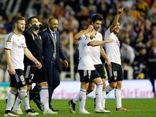 Shkodran Mustafi (l.) feierte mit dem FC Valencia einen Heimsieg gegen Real Madrid