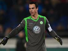 Wolfsburgs Torwart Diego Benaglio hat sich eine Grippe zugezogen
