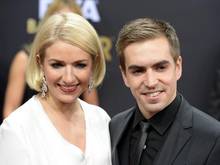 Philipp Lahm und seine Frau Claudia bei der FIFA-Gala in Zürich. Foto: Walter Bieri