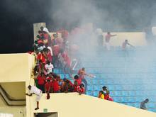 Bei den Ausschreitungen während des Afrika-Cup-Halbfinals haben sich 36 Personen verletzt