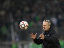 Freiburgs Trainer Christian Streich will mit seinem Team in Berlin gewinnen