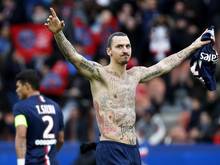 Zlatan Ibrahimovic präsentierte viel bemalte Haut nach seinem Tor