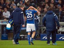 Schalke bangt um Klaas-Jan Huntelaar, der verletzt ausgewechselt werden musste