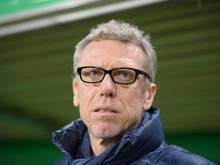 Trainer Peter Stöger will mit Köln den zweiten Heimsieg