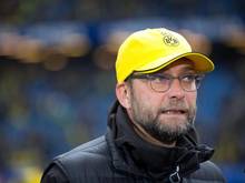 BVB-Trainer Jürgen Klopp war nach der Partie in Hamburg sichtlich angefressen.