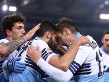 Lazio Rom festigte mit dem Sieg den dritten Tabellenplatz
