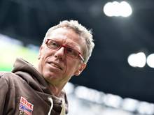 FC-Trainer Peter Stöger will gegen Schalke den Klassenerhalt perfekt machen