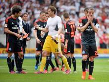 Die HSV-Spieler waren nach der 1:2-Pleite in Stuttgart bedient