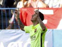 Lionel Messi erzielte sein 41. Tor im 37. Liga-Spiel in dieser Saison
