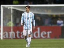 Im Nationalmannschaftstrikot zeigt Lionel Messi keine Glanzleistungen