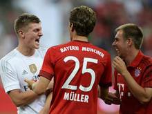 Toni Kroos hatte mit seinen Weltmeister-Kollegen großen Spaß