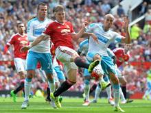 Licht und Schatten begleiteten Bastian Schweinsteigers Debüt in United Startelf