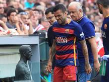 Dani Alves (m.) muss länger pausieren