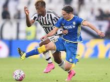 Kingsley Coman (l) soll von Juventus Turin zu den Bayern kommen