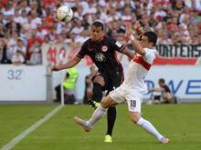 Frankfurts Timothy Chandler verletzte im Spiel gegen den VfB Stuttgart
