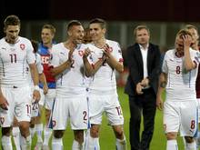 Das tschechische Team feiert die frühe EM-Qualifikation