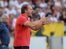 Stuattgarts Trainer Alexander Zorniger will sein System leicht anpassen