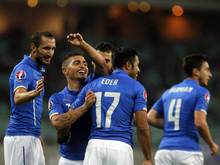 Nach dem Sieg über Aserbaidschan glauben die Italiener den Titel erringen zu können