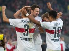 Der VfB jubelt über drei schwer erkämpfte Punkte