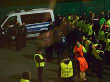 Die Polizei war im Wolfsburger Stadion im Einsatz